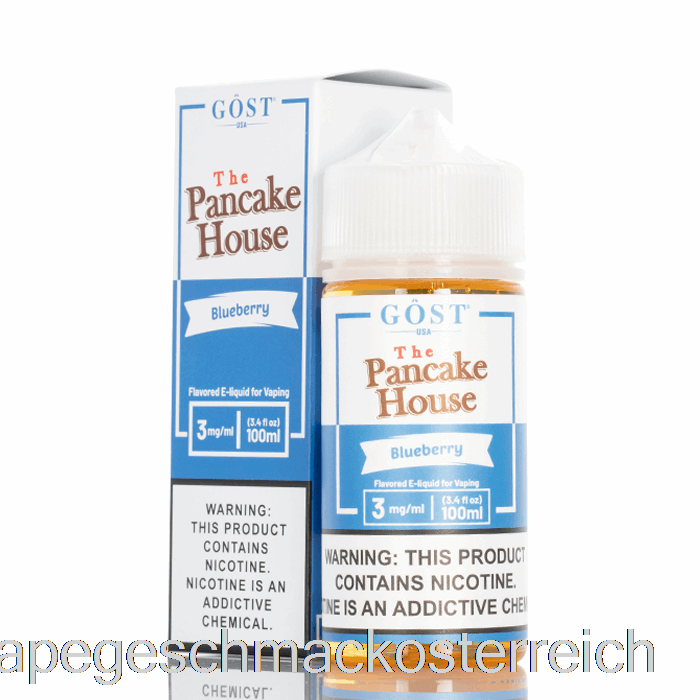 Blaubeere – The Pancake House – Gost Vapor – 100 Ml, 6 Mg Vape-Geschmack